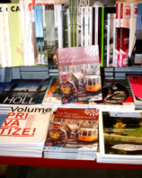 Les Cahiers à la librairie du Centre Pompidou